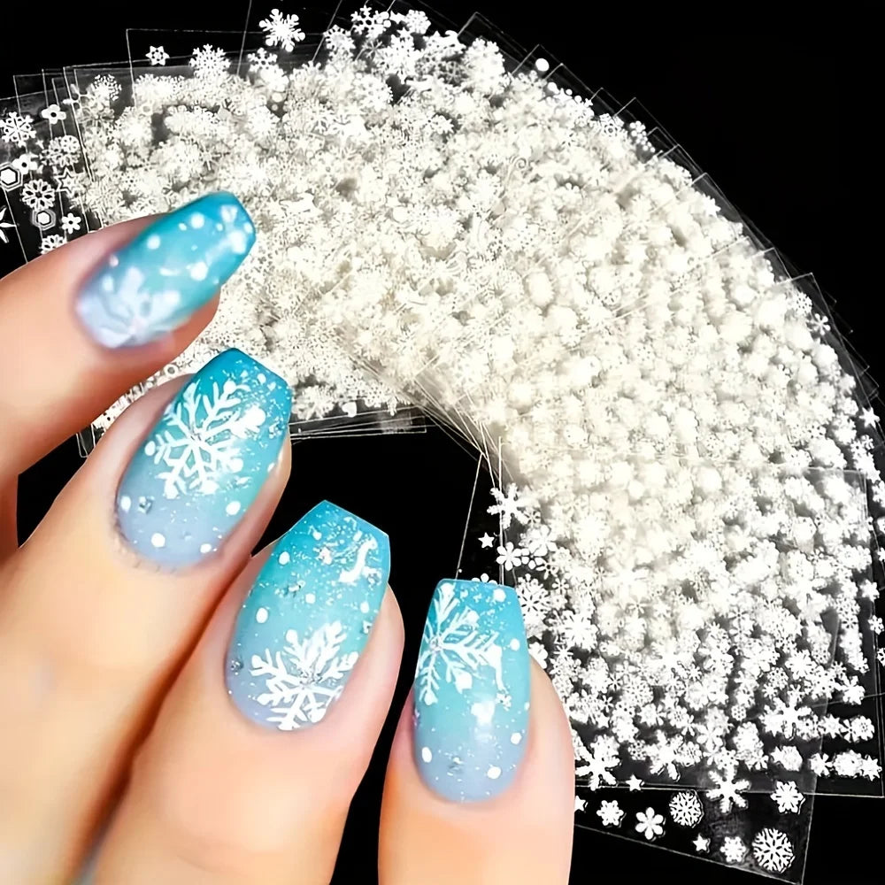 Autocollant ongle - SnowNailStickers™ - Beauté Jouvence