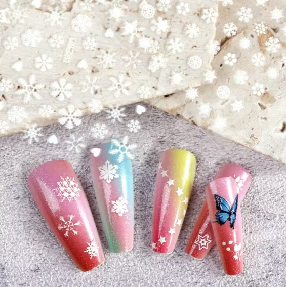 Autocollant ongle - SnowNailStickers™ - Beauté Jouvence