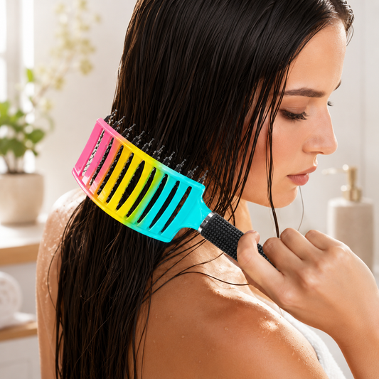 BROSSE A CHEVEUX - CurvedBrush™ - Beauté Jouvence