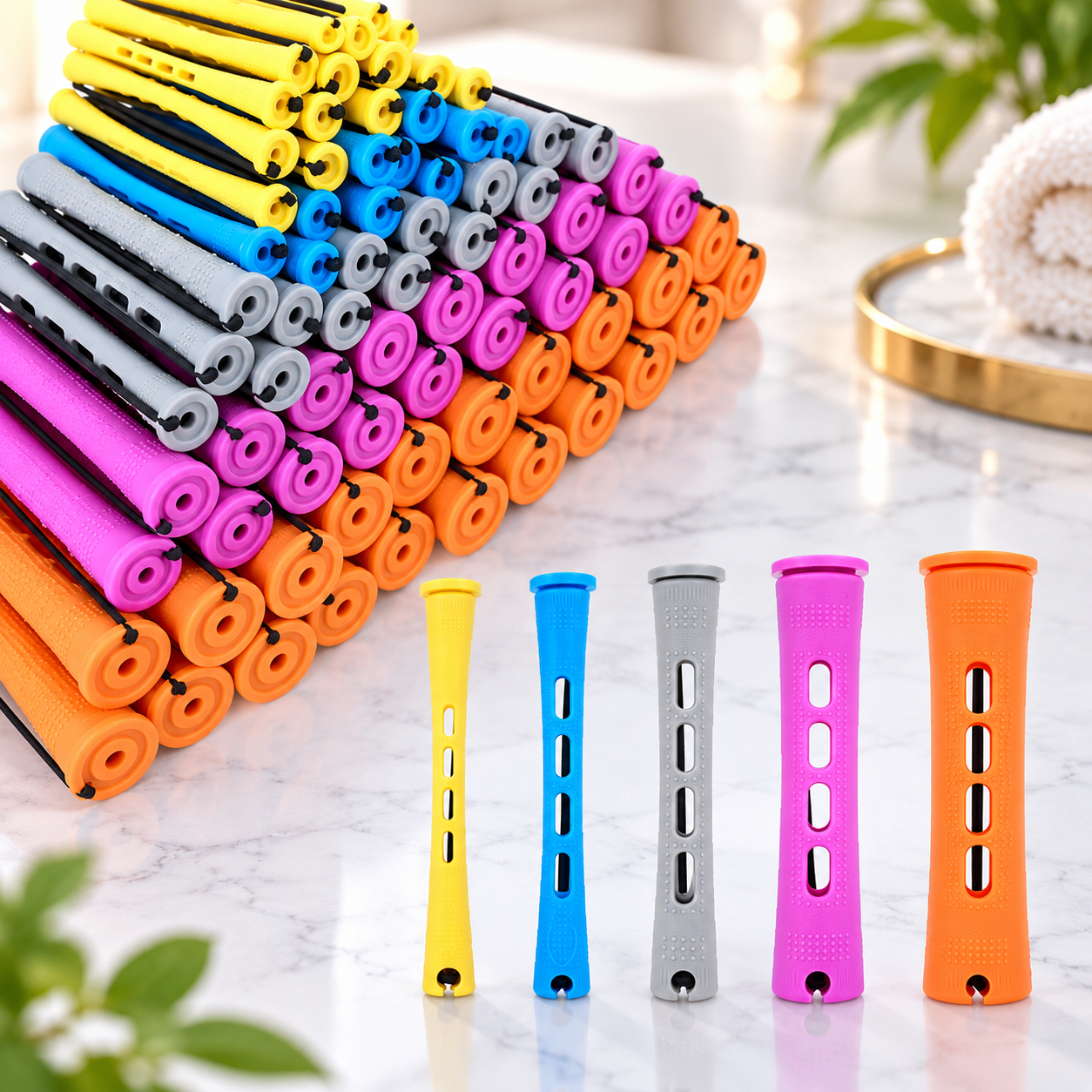 Bigoudis boucles cheveux - CurlEasy™ - Beauté Jouvence