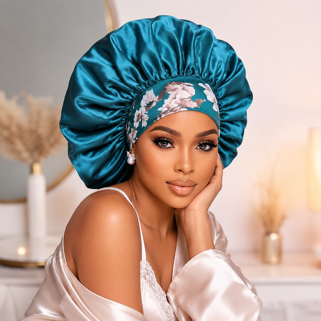 Bonnet cheveux satin - NightCare™ - Beauté Jouvence