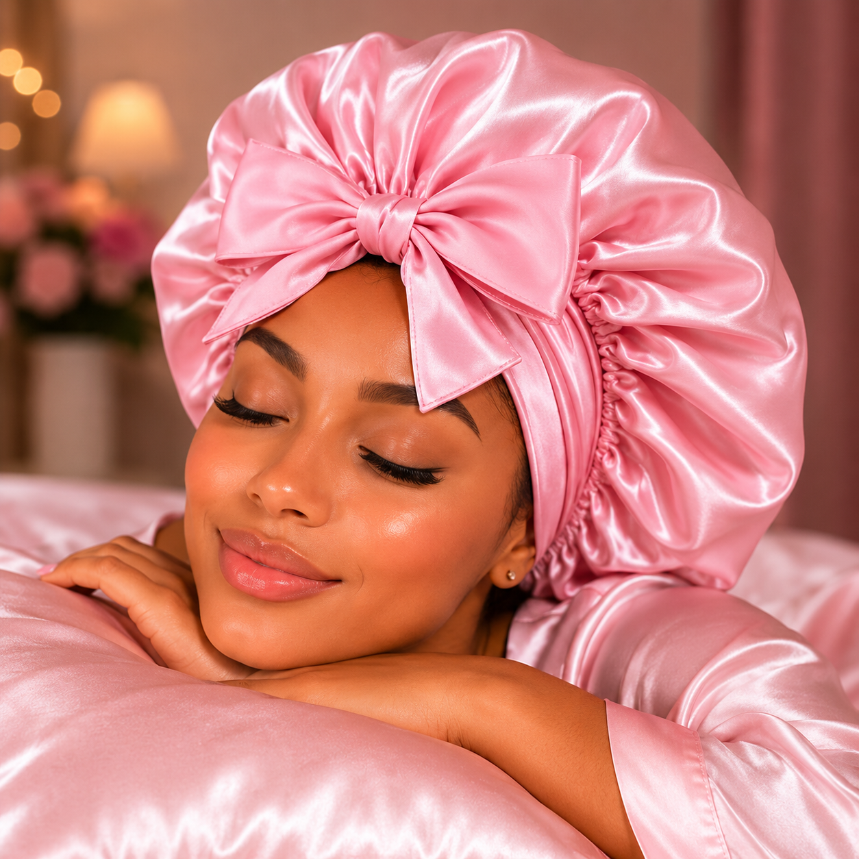 Bonnet de nuit satin - PureSatin™ - Beauté Jouvence