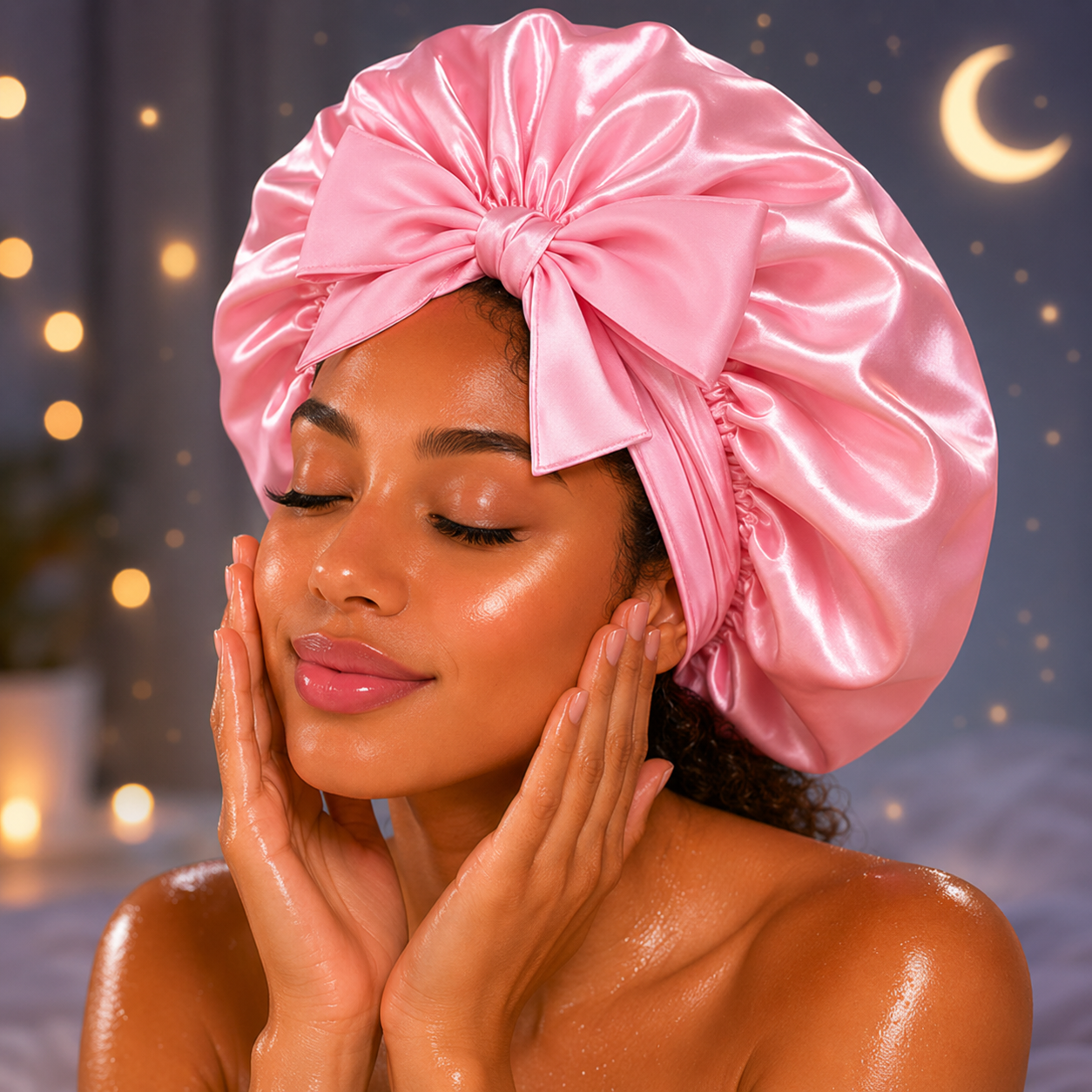 Bonnet de nuit satin - PureSatin™ - Beauté Jouvence
