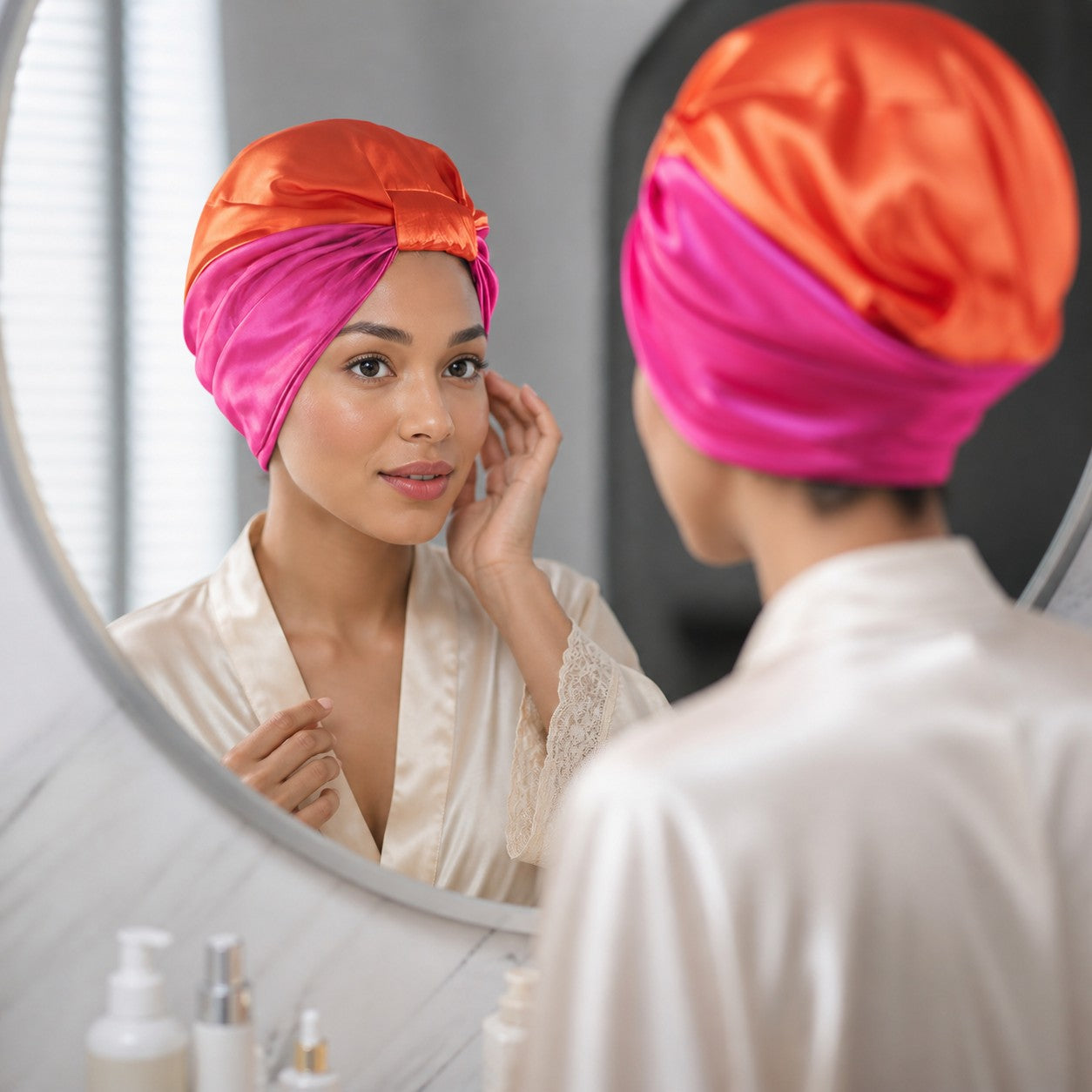 Bonnet en satin - Satinova™ - Beauté Jouvence