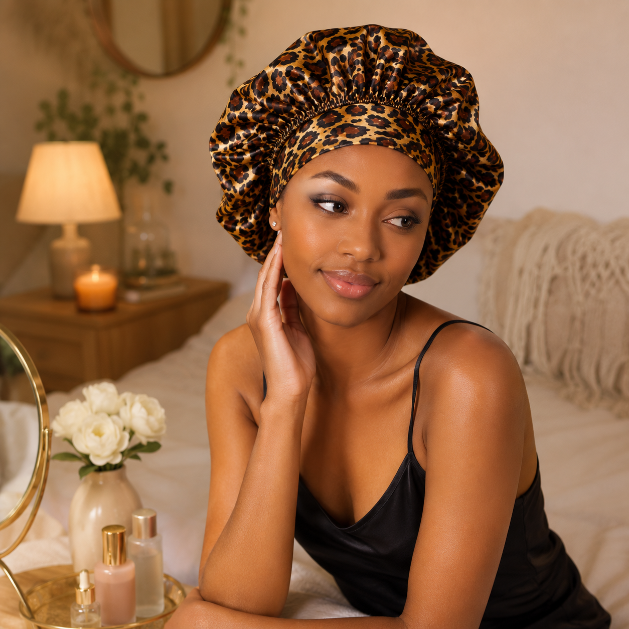 Bonnet en satin - SavanaBonnet™ - Beauté Jouvence