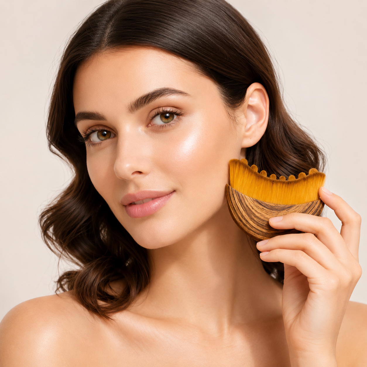 Brosse drainage lymphatique visage - LymphaContour™ - Beauté Jouvence