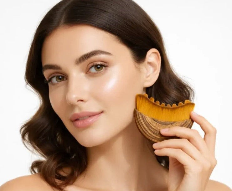 Brosse drainage lymphatique visage - LymphaContour™ - Beauté Jouvence