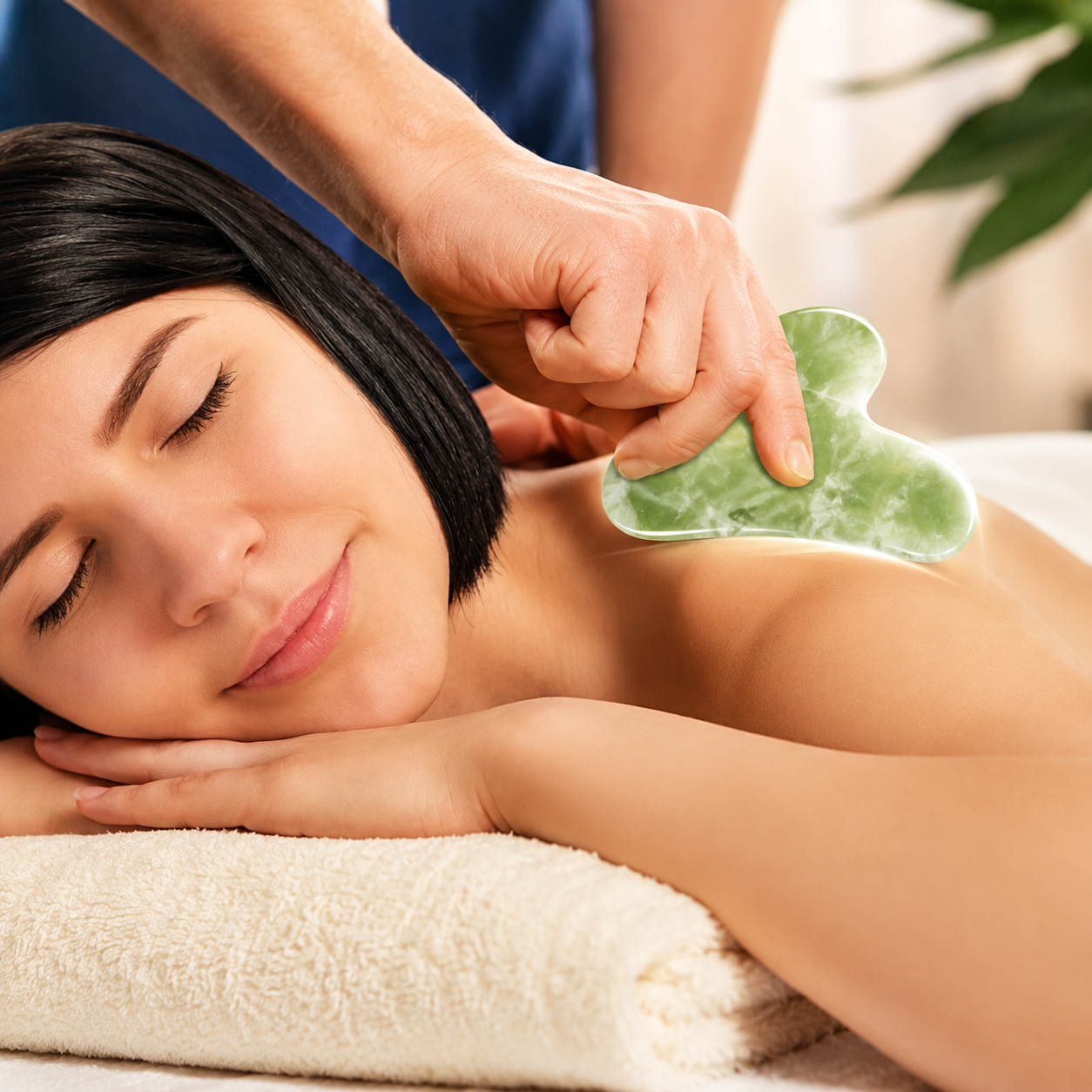 Gua sha visage ｜ JadeStone™ - Beauté Jouvence
