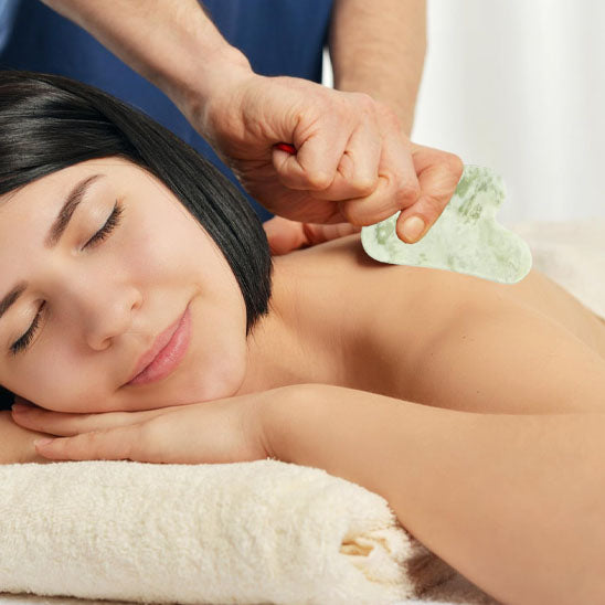 Gua sha visage ｜ JadeStone™ - Beauté Jouvence