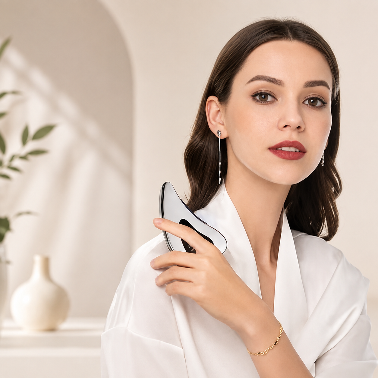 Gua sha visage ｜ WarmMassage™ - Beauté Jouvence