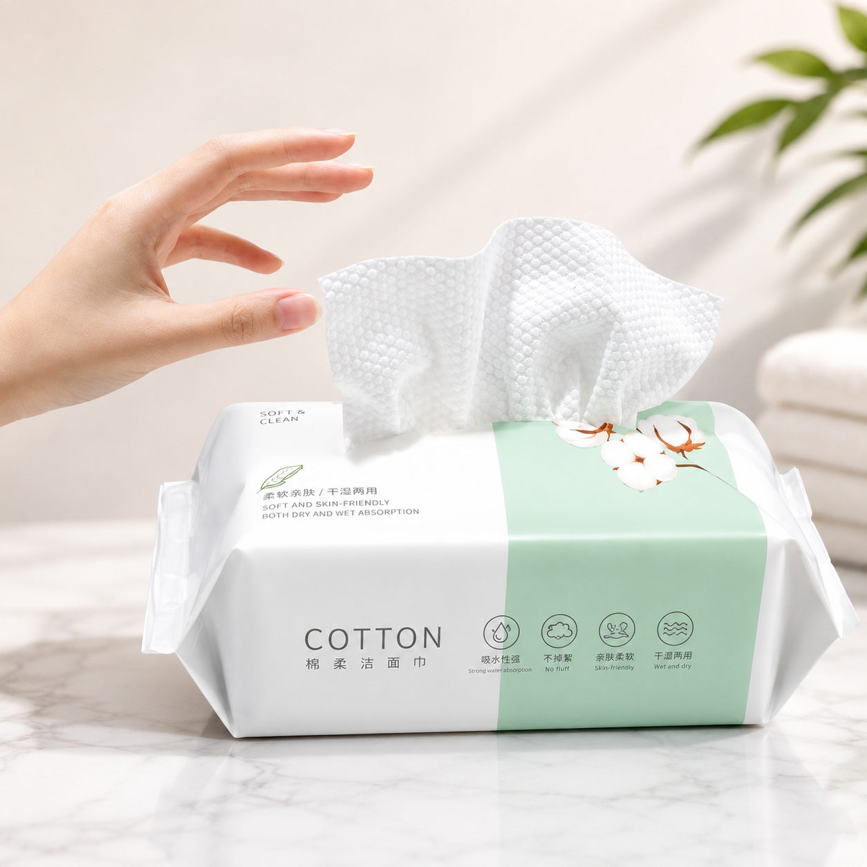 Serviette démaquillante - NaturTouch™ - Beauté Jouvence