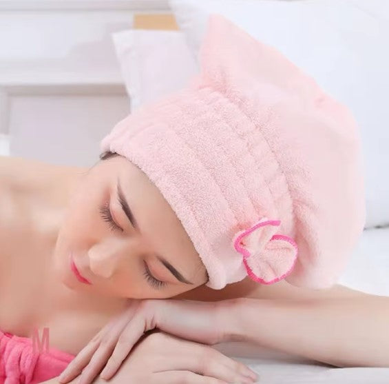Serviette microfibre cheveux - HairCap™ - Beauté Jouvence
