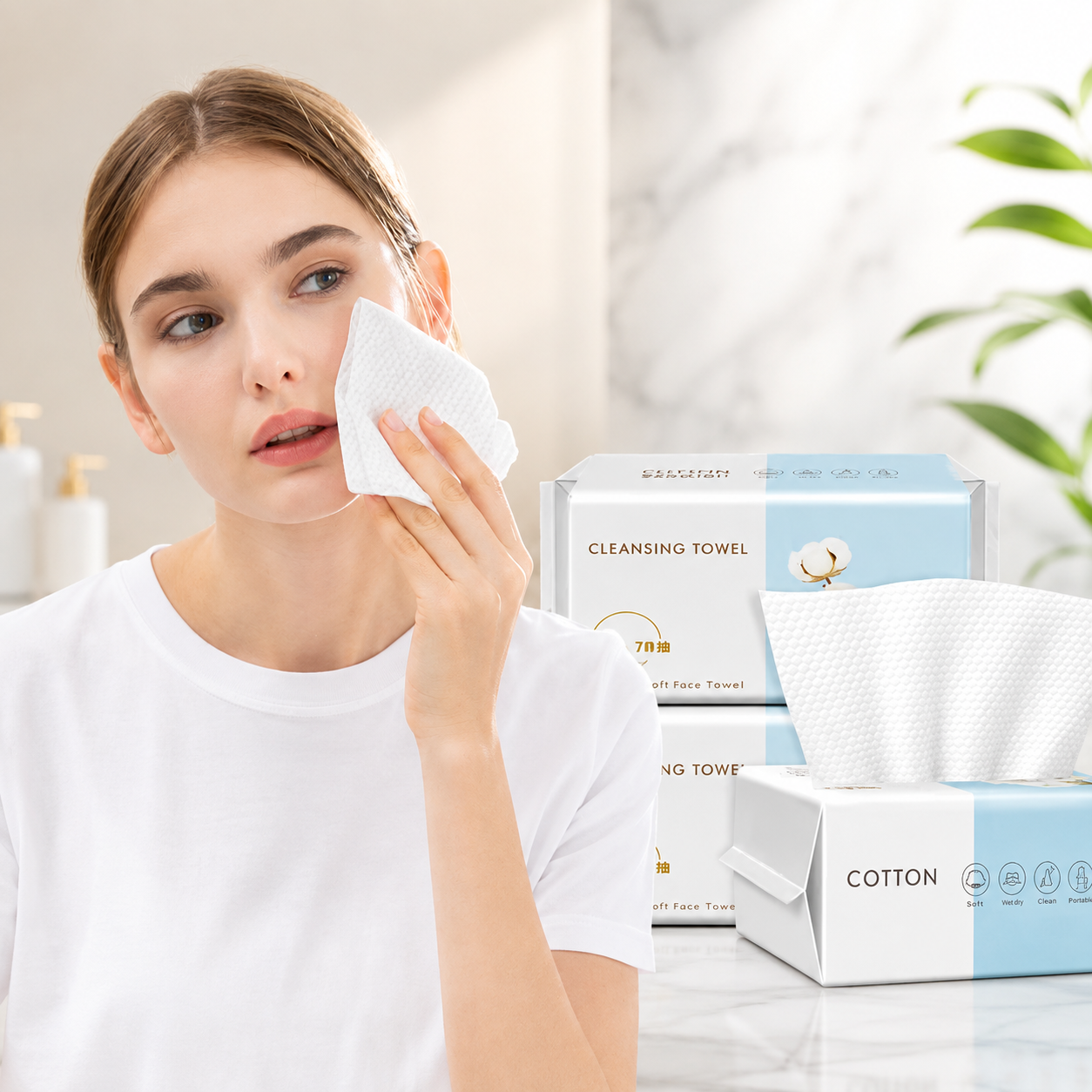 Serviette démaquillante - NaturTouch™ - Beauté Jouvence