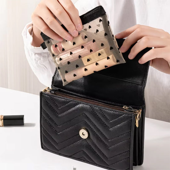 Trousse de maquillage pour femme - HeartTrio™ - Beauté Jouvence